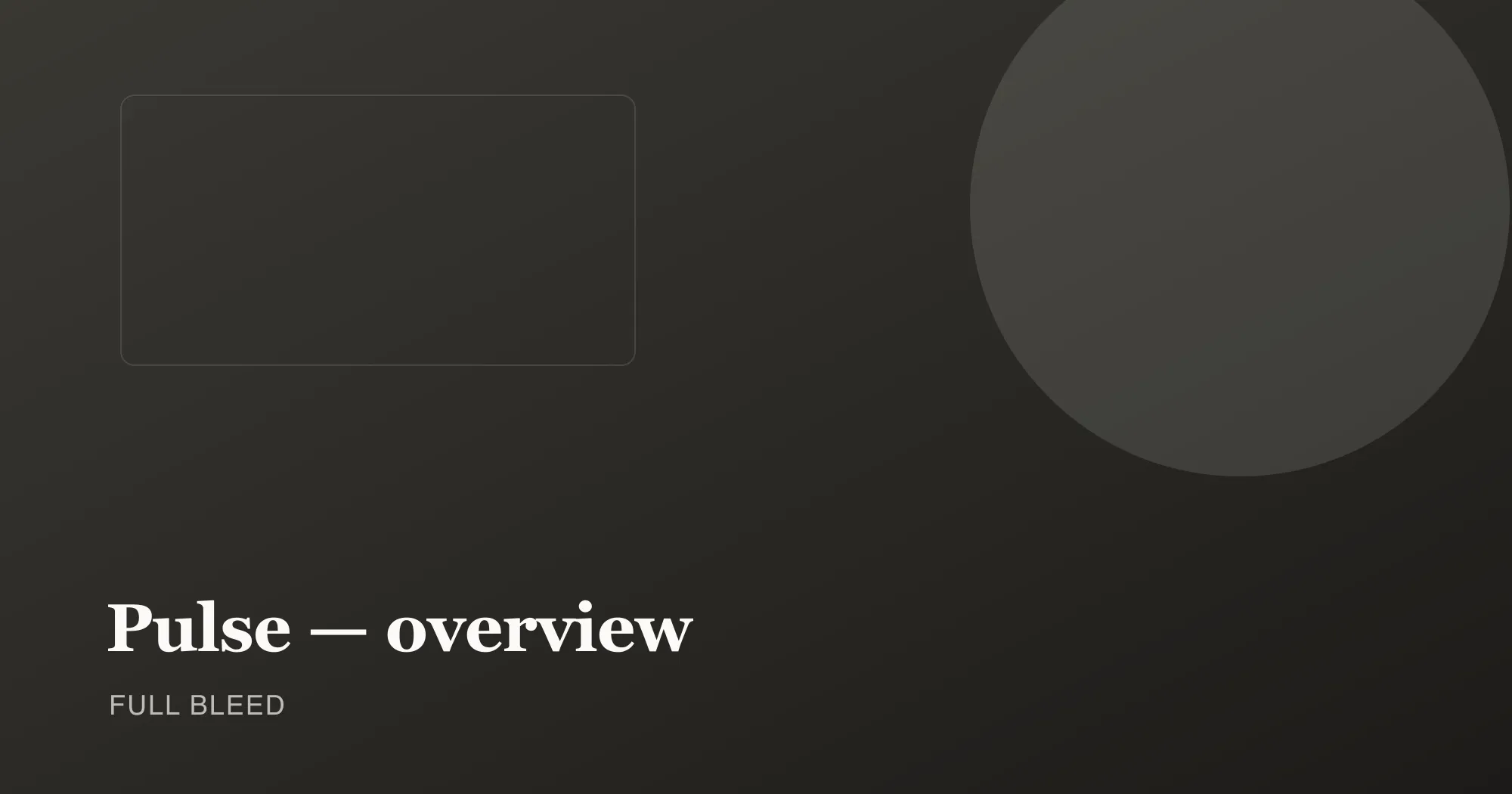 Overview of the Pulse design system foundations